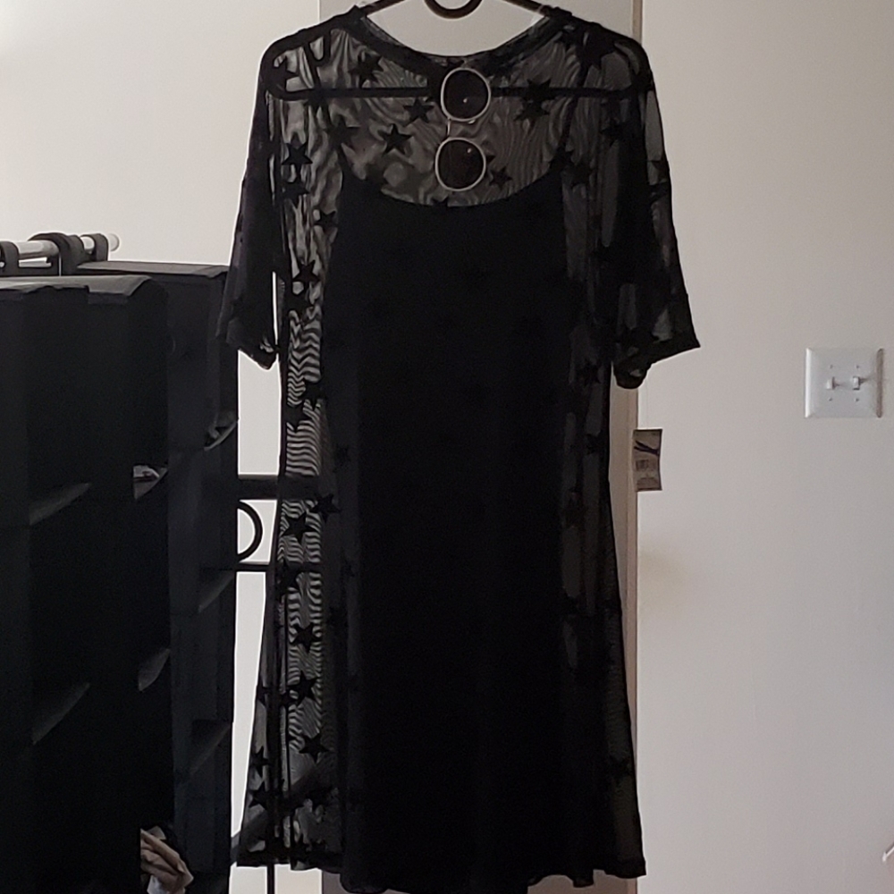 Joe Boxer Mesh Dress With Built in Slip